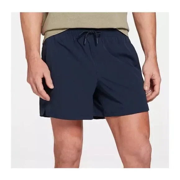 VRST XL The Easy Short Navy Blue Cotton Drawstring Casual Cotton NEW - Picture 1 of 6